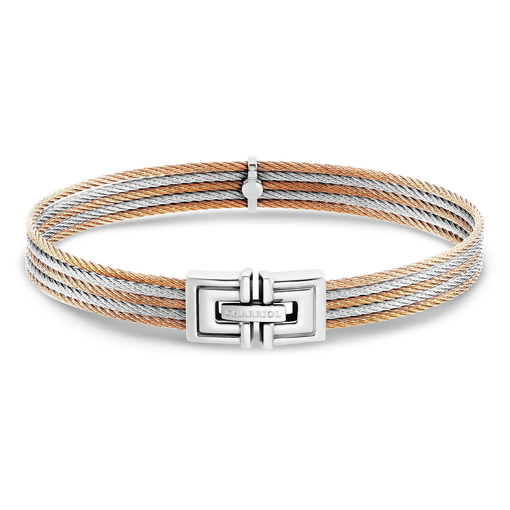 Discover Cable Signature Biarritz Bangle - Charriol.com Discover Cable Signature Biarritz Bangle - Charriol.com