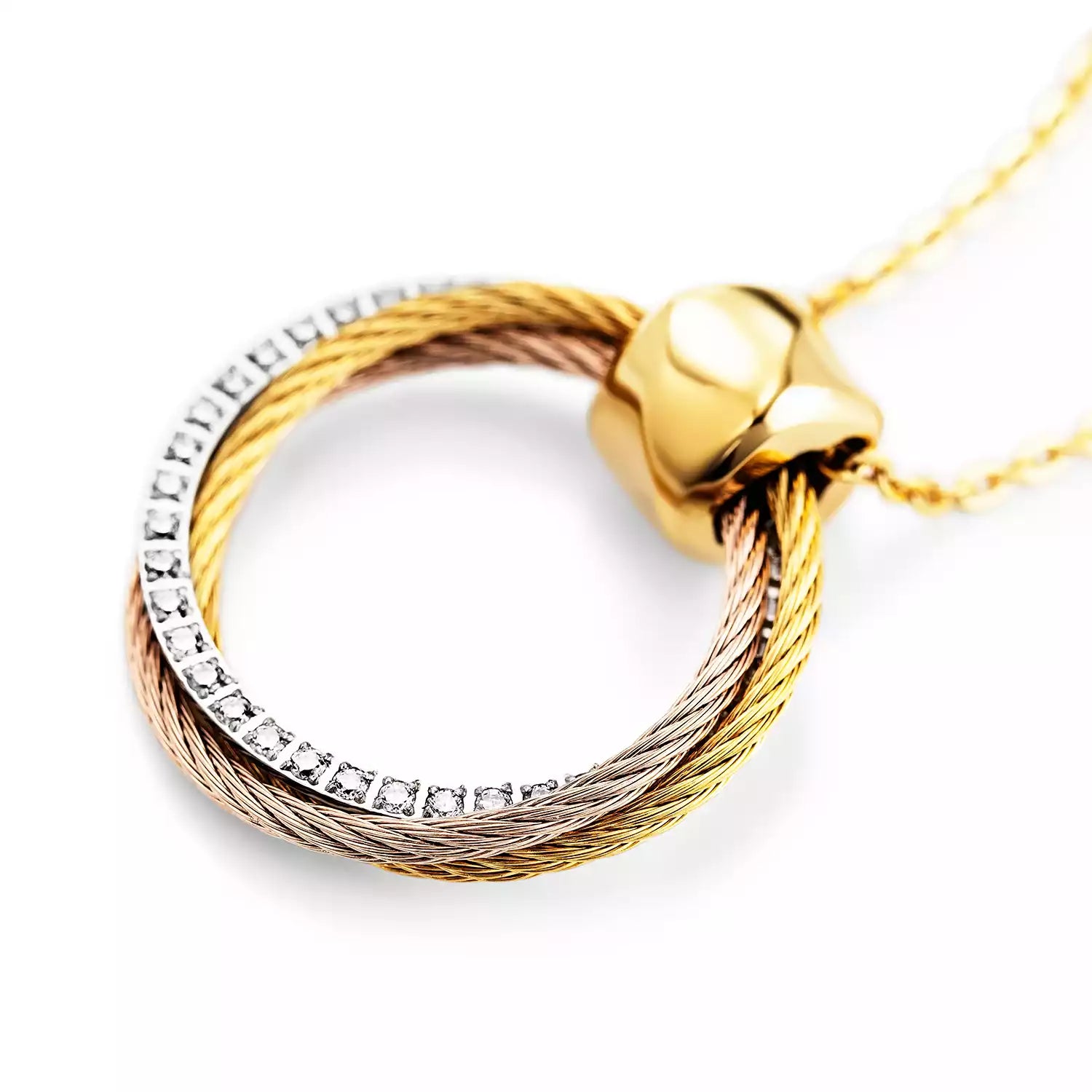 Celtic Triquetra Necklace - Charriol Geneve - Necklace and Pendants