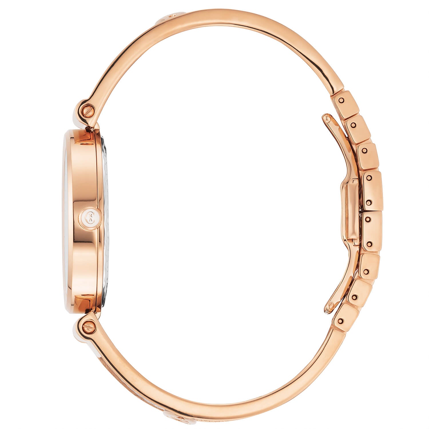 FOREVER YOURS, 32MM, QUARTZ CALIBRE, MOTHER-OF-PEARL WITH 12 DIAMONDS DIAL, ROSE GOLD PVD BEZEL, STEEL CABLE BRACELET - Charriol Geneve - Watch