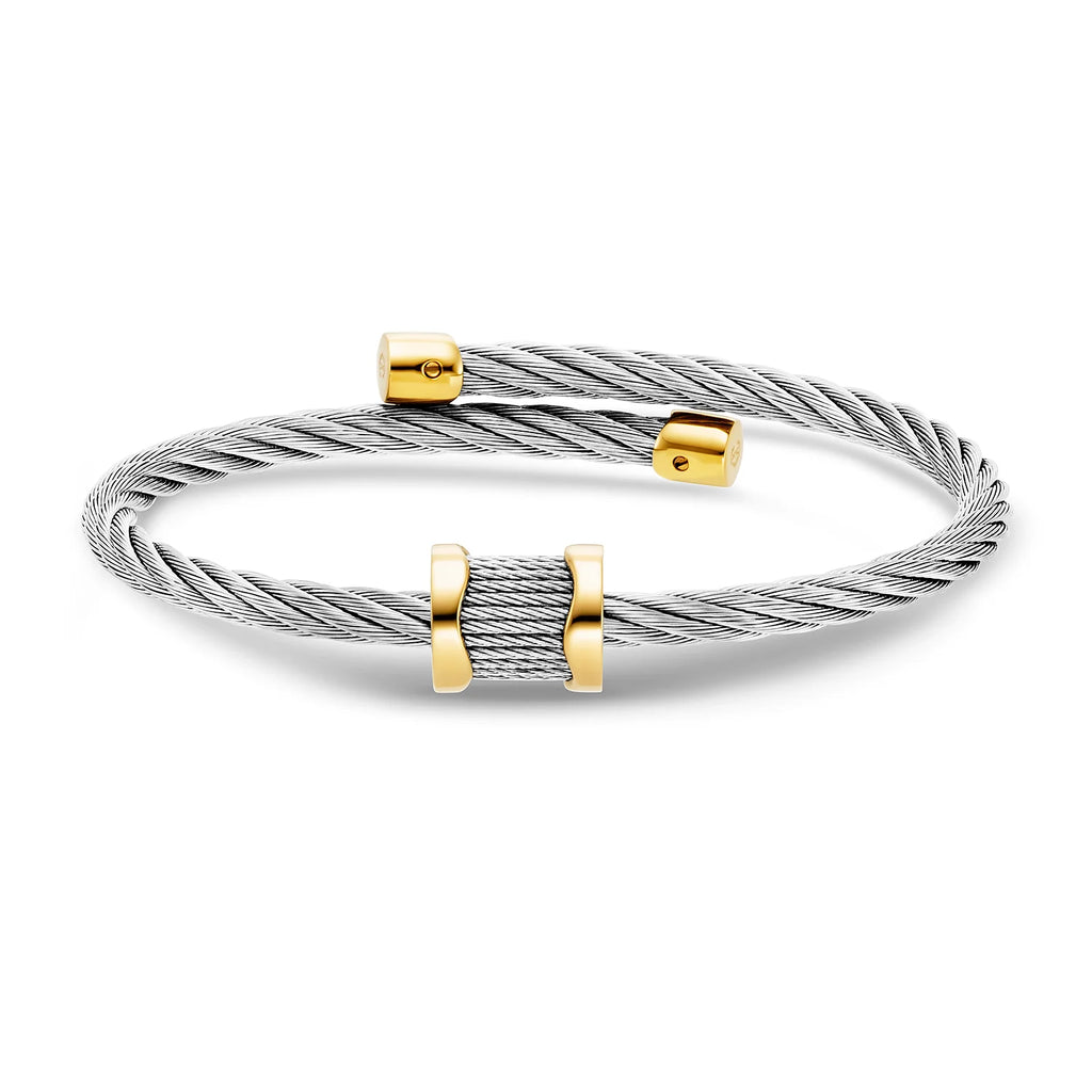 Discover Forever™ Waves Charms Bangle - Charriol.com