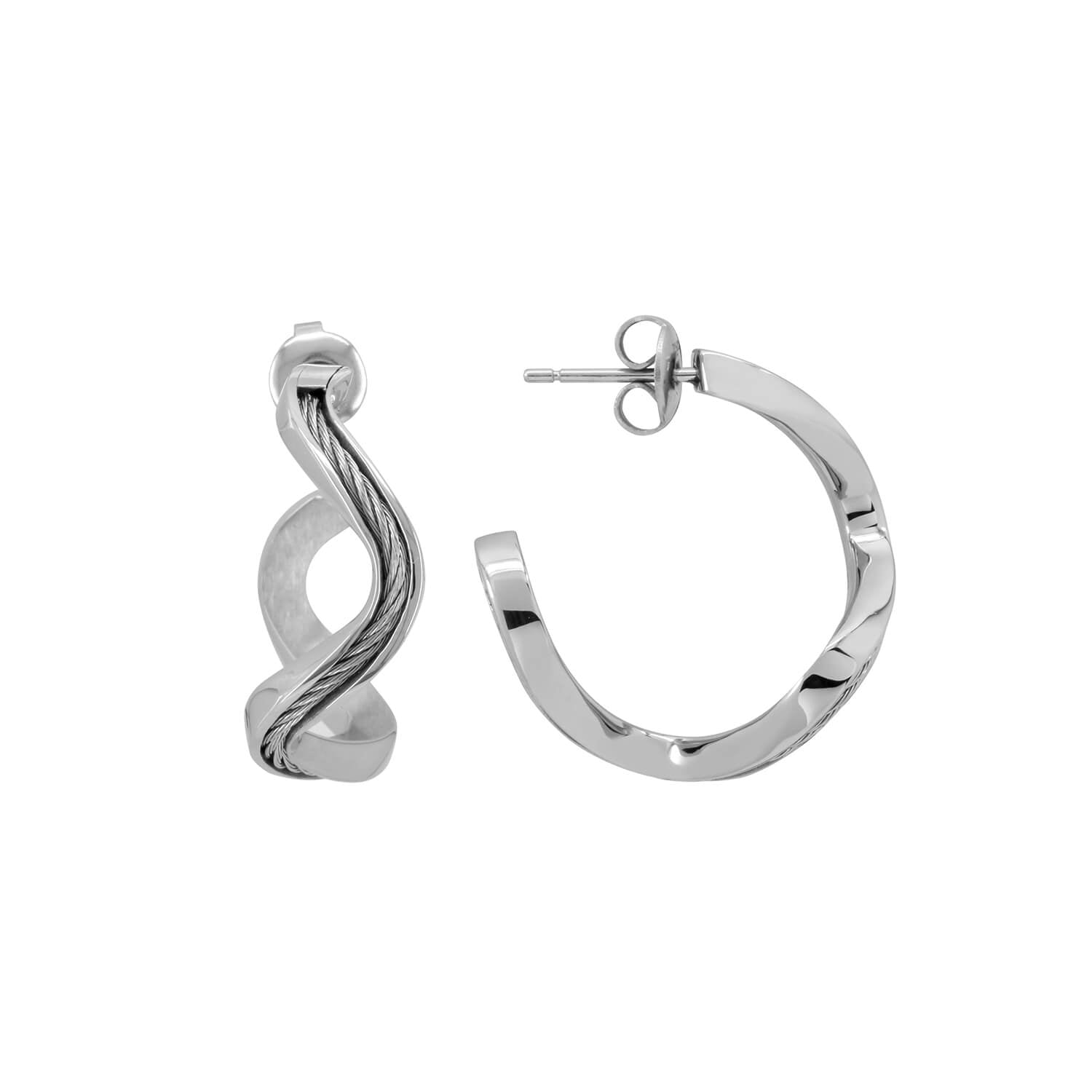 Forever Wave Earrings - © 2024 Charriol - Ring