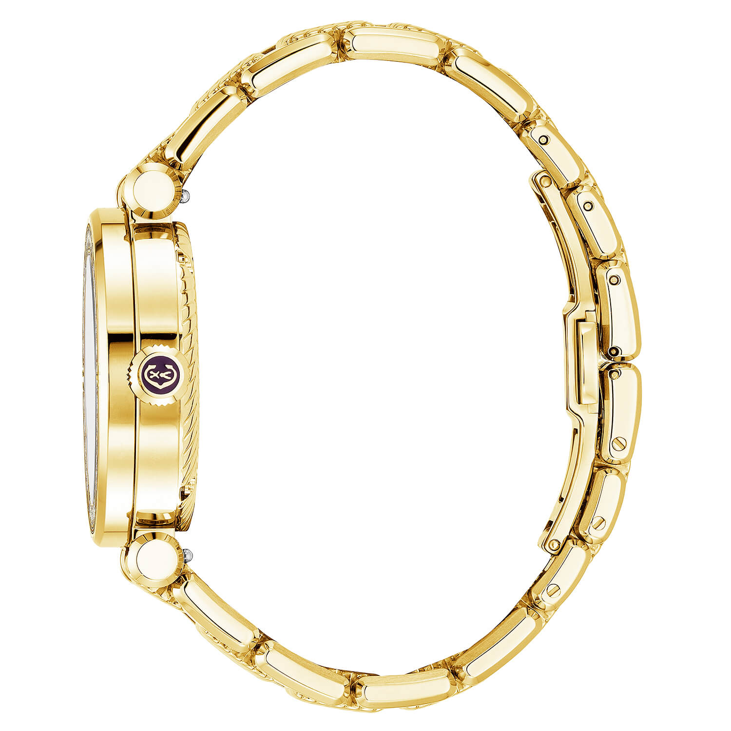 NAVIGATOR CRUISE, 36MM, QUARTZ CALIBRE, MOTHER-OF-PEARL DIAL, 30 DIAMONDS BEZEL, STEEL YELLOW GOLD PVD INTERCHANGEABLE BRACELET - Charriol Geneve - Watch