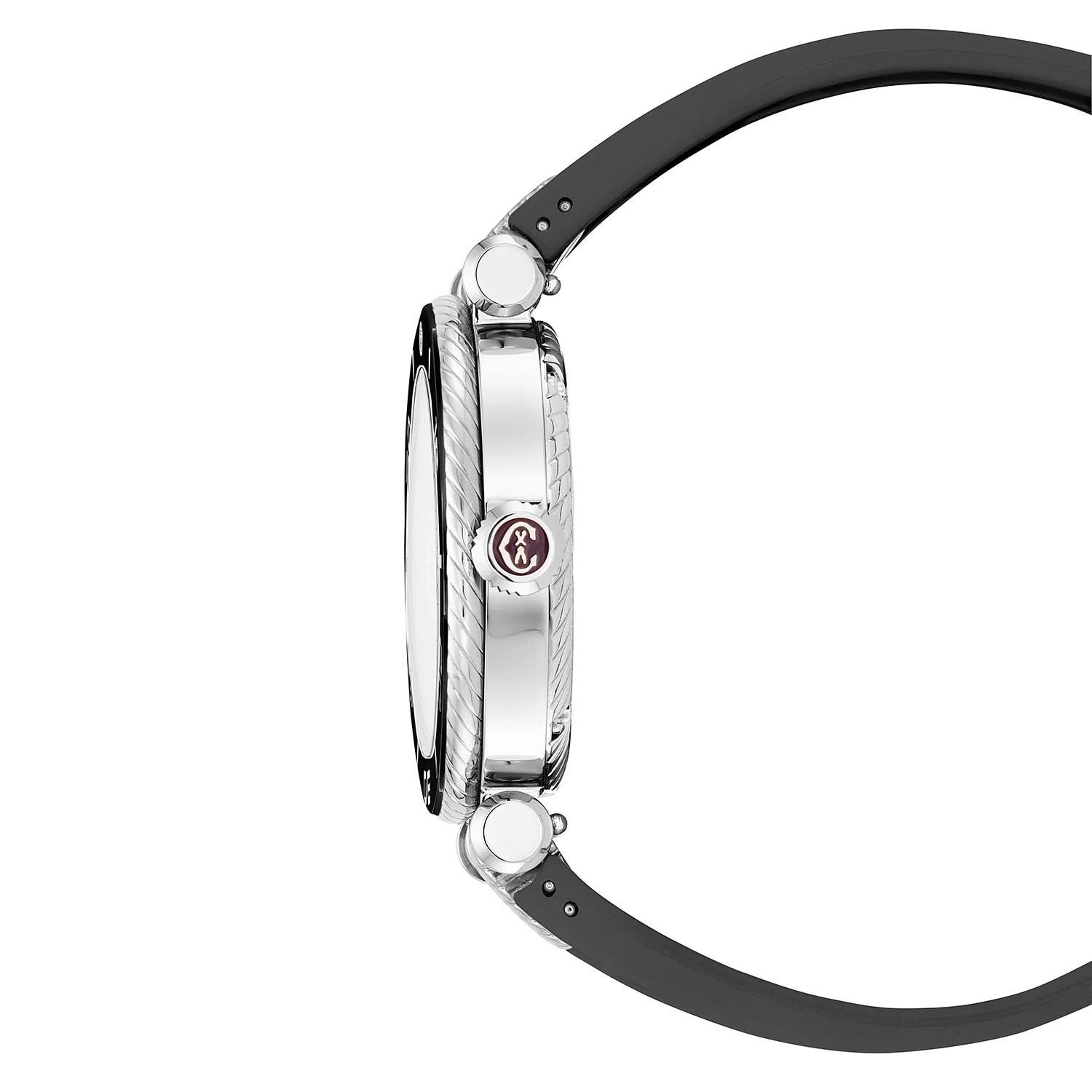 NAVIGATOR SURF, 36MM, AUTOMATIC CALIBRE, PRUNE DIAL, BLACK BEZEL, BLACK RUBBER INTERCHANGEABLE BRACELET - Charriol - Watch