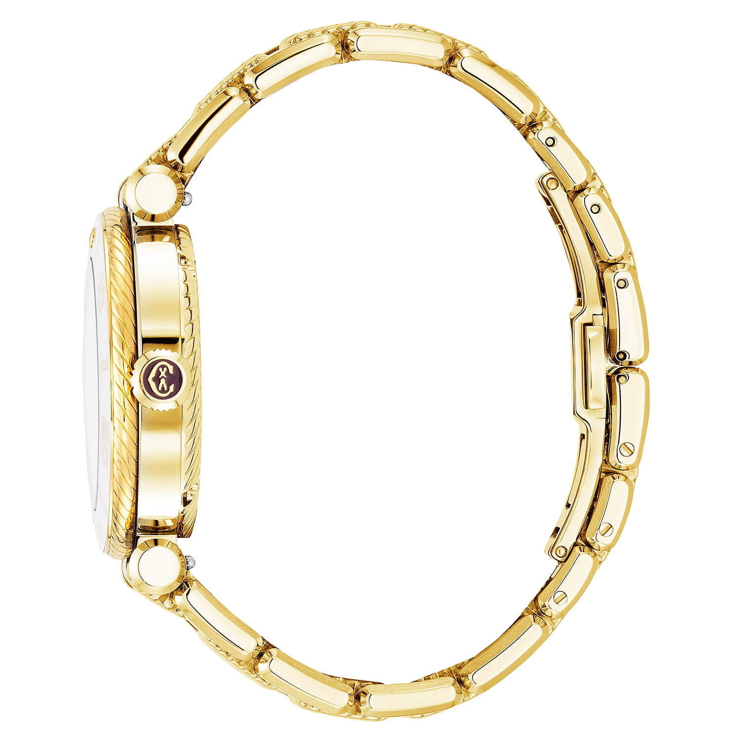 NAVIGATOR SURF, 36MM, AUTOMATIC CALIBRE, WHITE DIAL, WHITE BEZEL, YELLOW GOLD PVD INTERCHANGEABLE BRACELET - Charriol Geneve - Watch