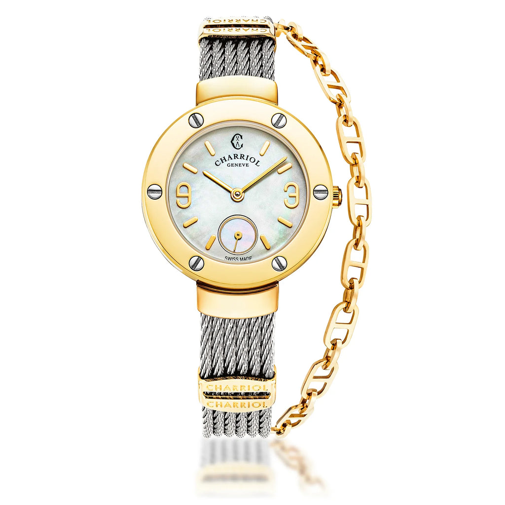 Luxueuse montre ST TROPEZ 30mm quartz | Montre suisse traditionnelle