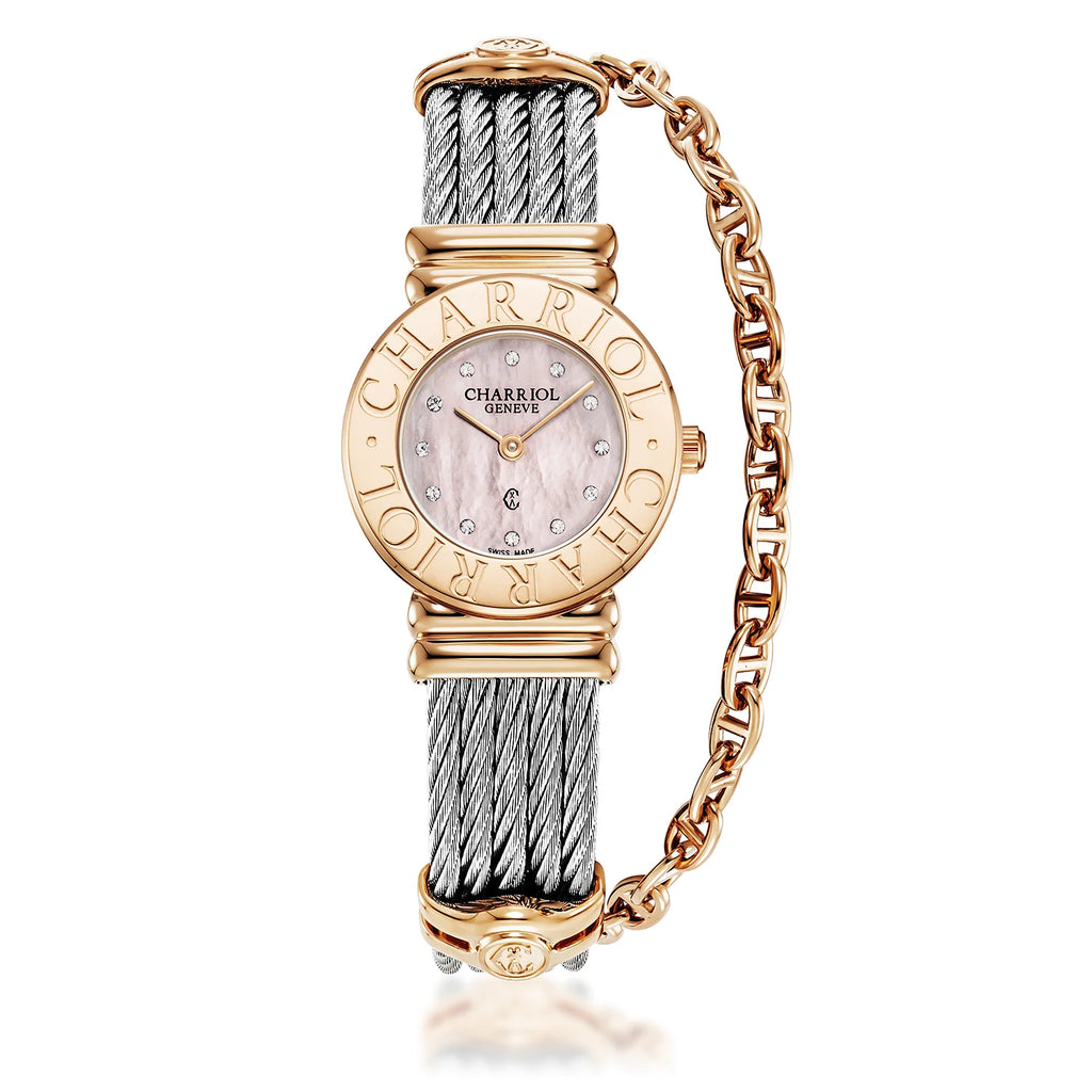 Montres suisses de luxe ST TROPEZ ICON - Bracelet en câble -