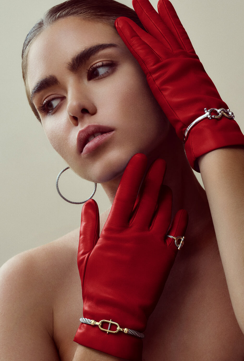 St. Tropez Mariner Shackle Bangle - Charriol Geneve - Bracelets and Bangles