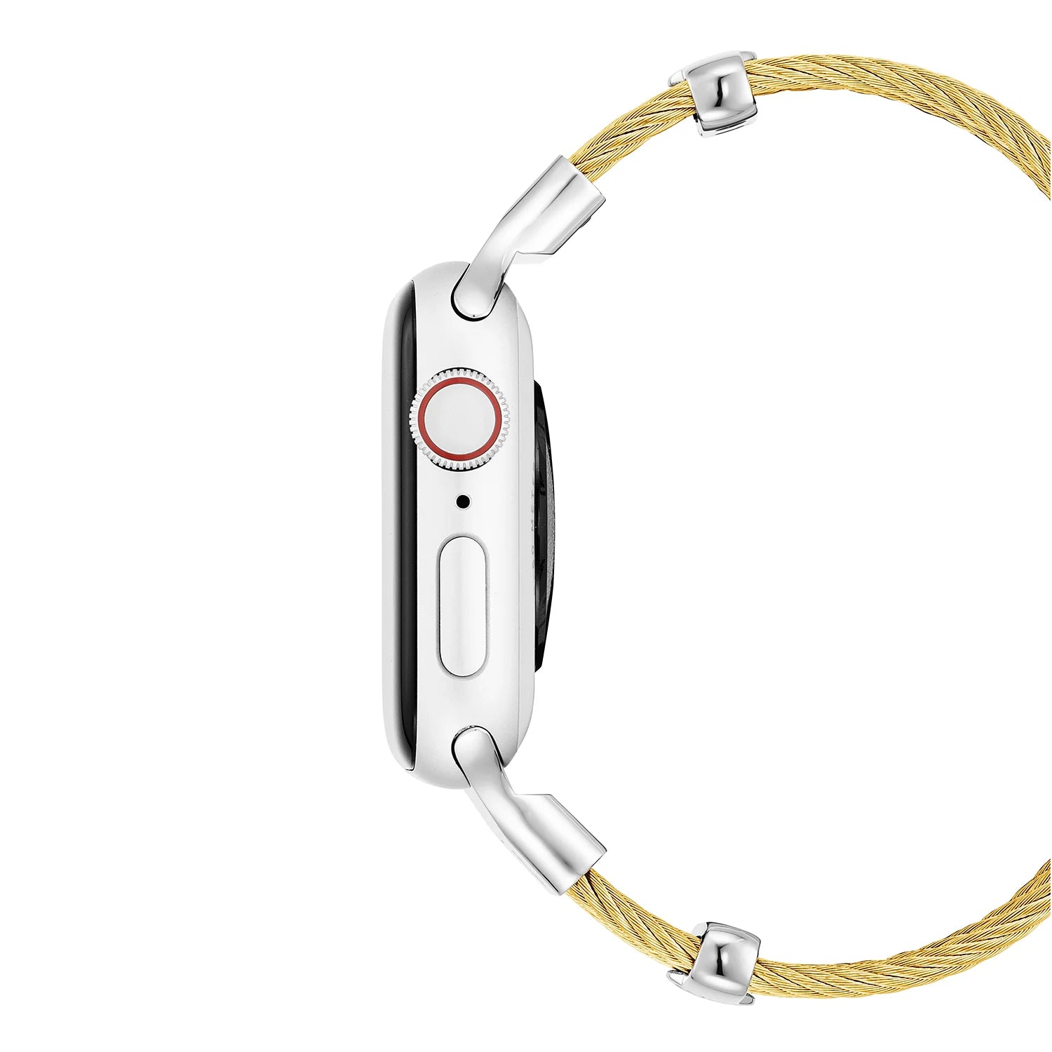 Yellow Gold with Steel Décors_Wrist 18cm