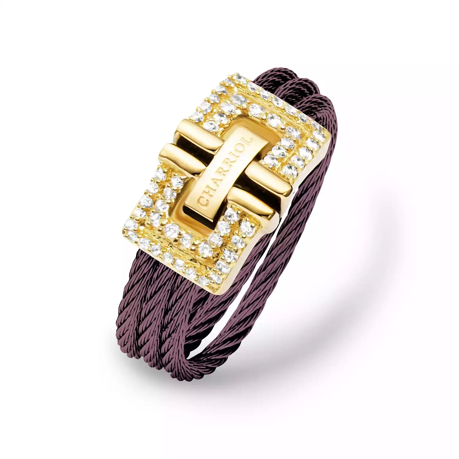 Purple_Gold 18KT with 54 Diamonds 0.21ct