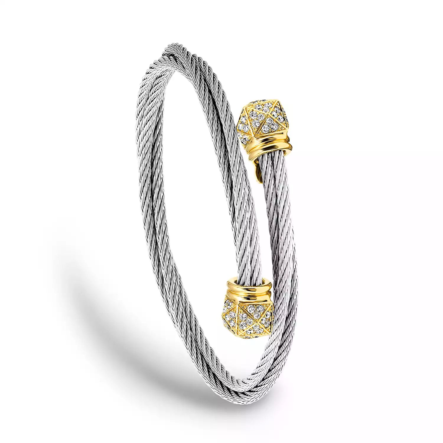 Steel_Gold 18KT with 120 Diamonds 1.60ct