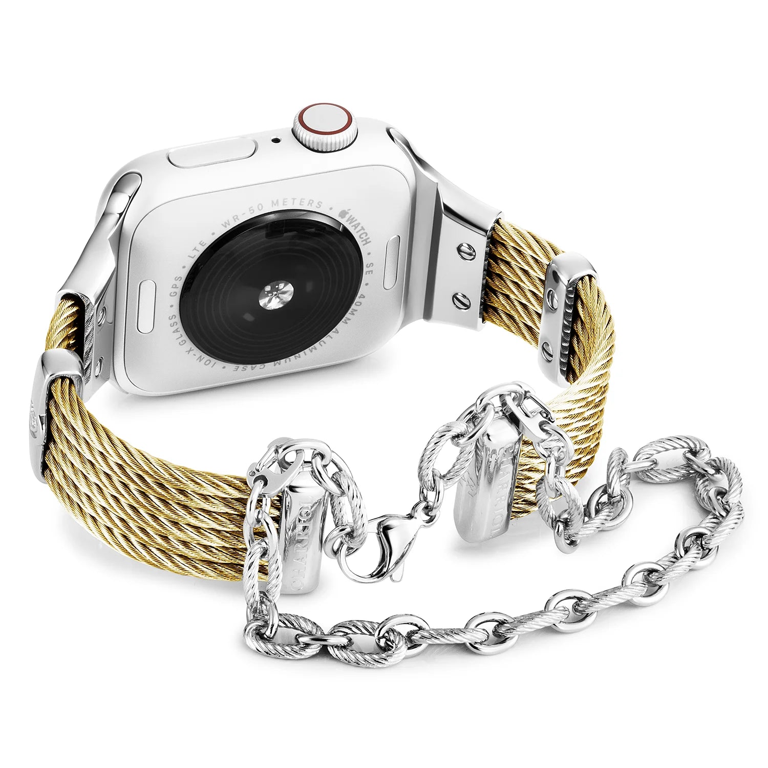 Yellow Gold with Steel Décors_Wrist 18cm