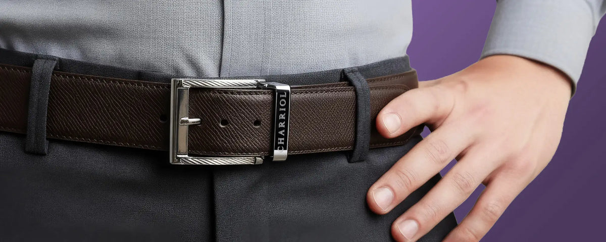 PHILIPPE CHARRIOL Designer Silver Sculptural Interlocking Statement Belt S Celtic® Reversible Belt: Elegant 2-in-1 Style with Iconic Buckle main image 2