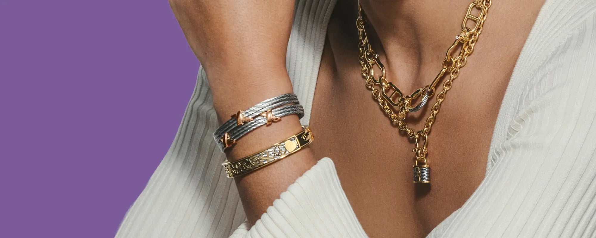 Charriol Twist Cable Bracelet Collection Charriol Twist Cable Bracelet Collection