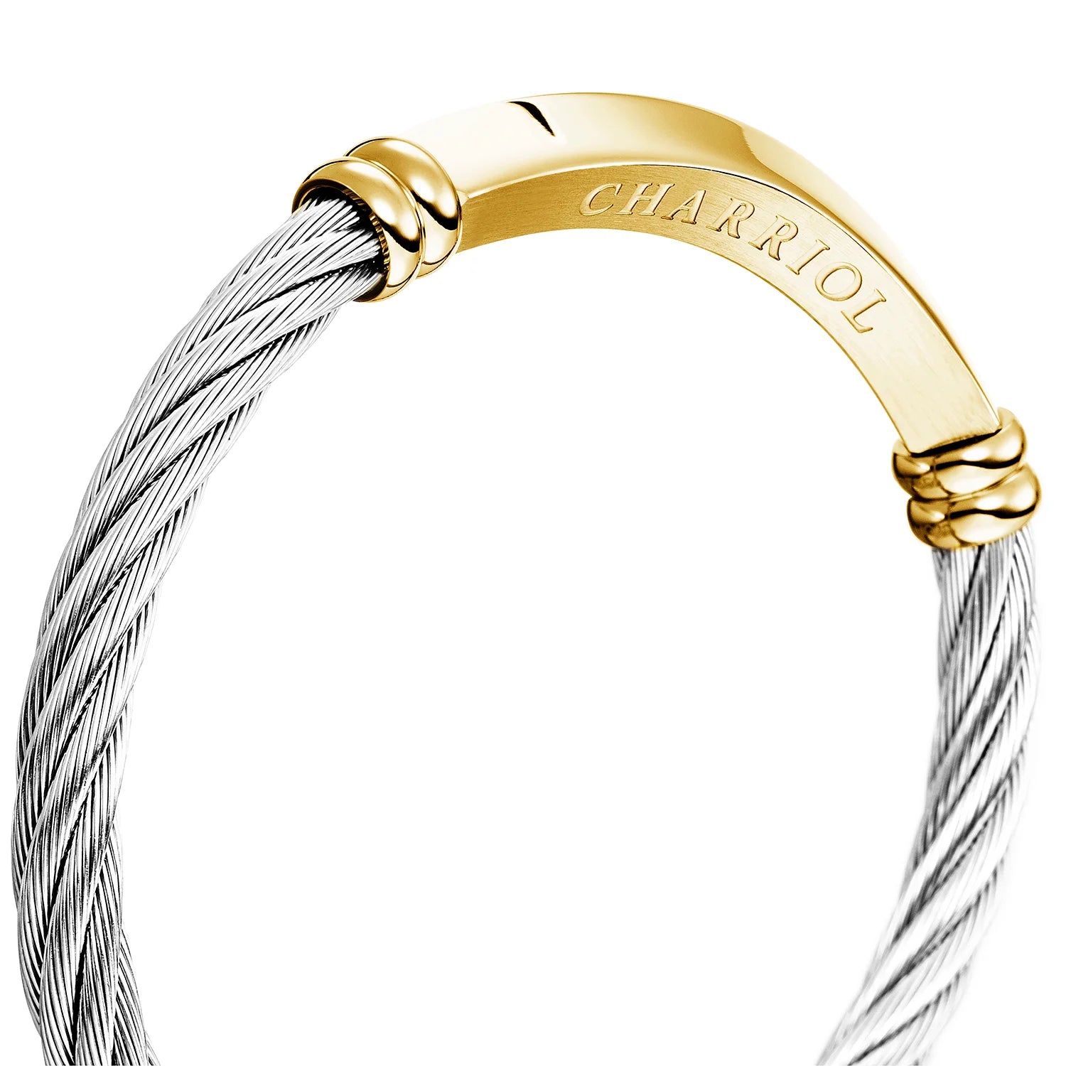 Discover Cable Signature Better Half Bangle - Charriol.com