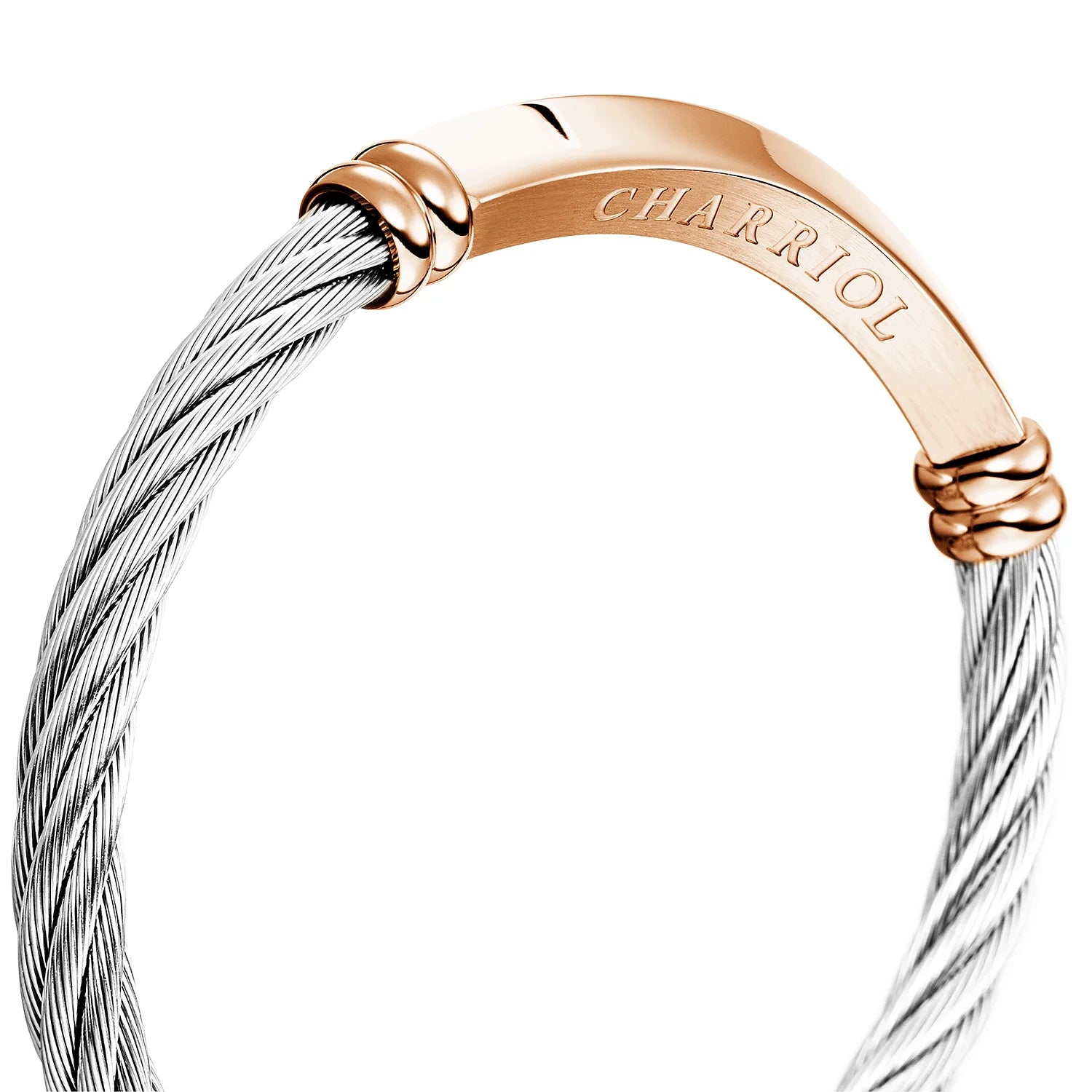 Discover Cable Signature Better Half Bangle - Charriol.com Discover Cable Signature Better Half Bangle - Charriol.com