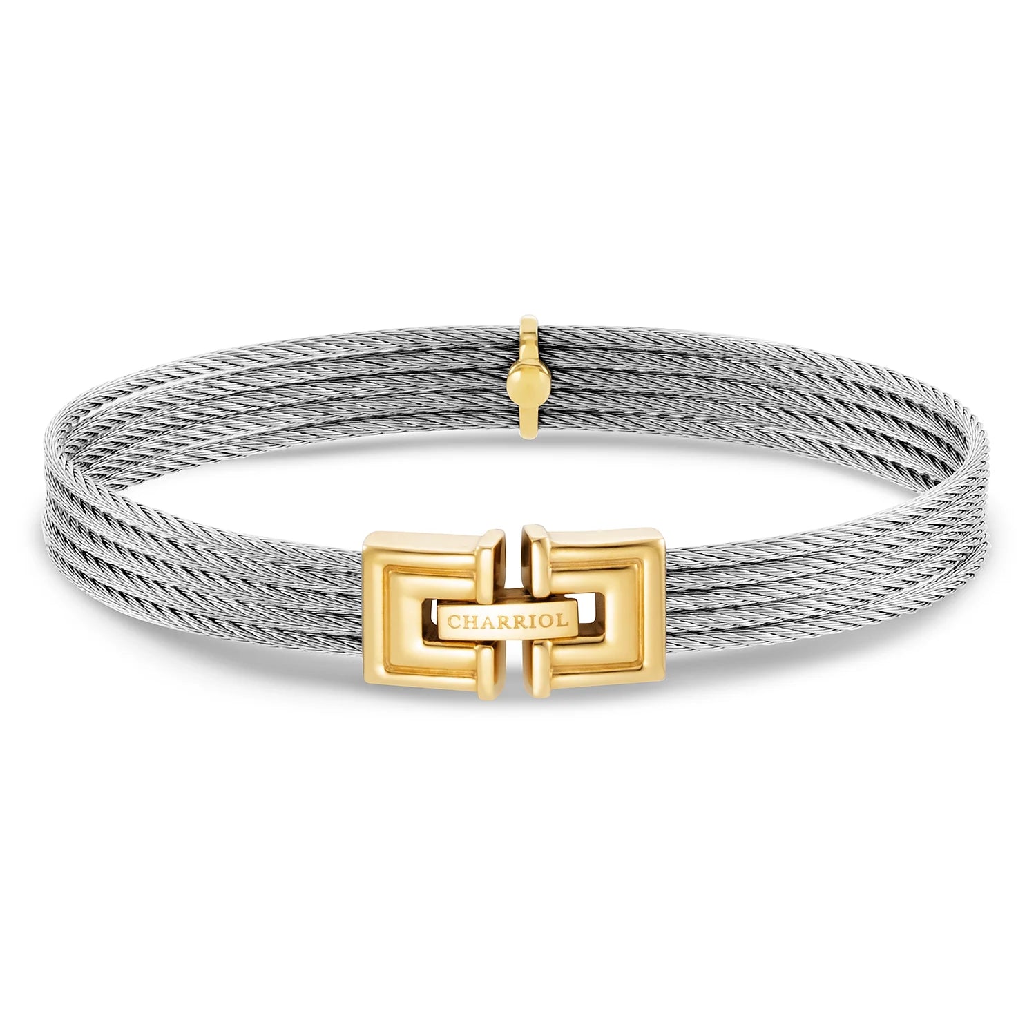 Discover Cable Signature Biarritz Bangle - Charriol.com Discover Cable Signature Biarritz Bangle - Charriol.com