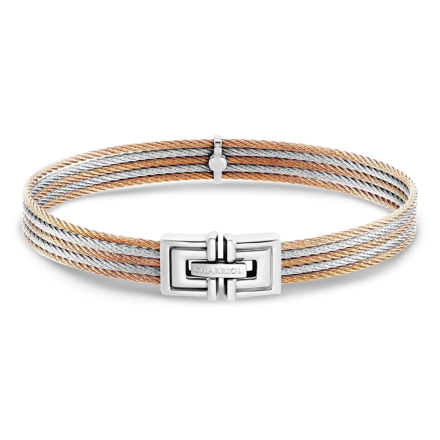 Discover Cable Signature Biarritz Bangle - Charriol.com