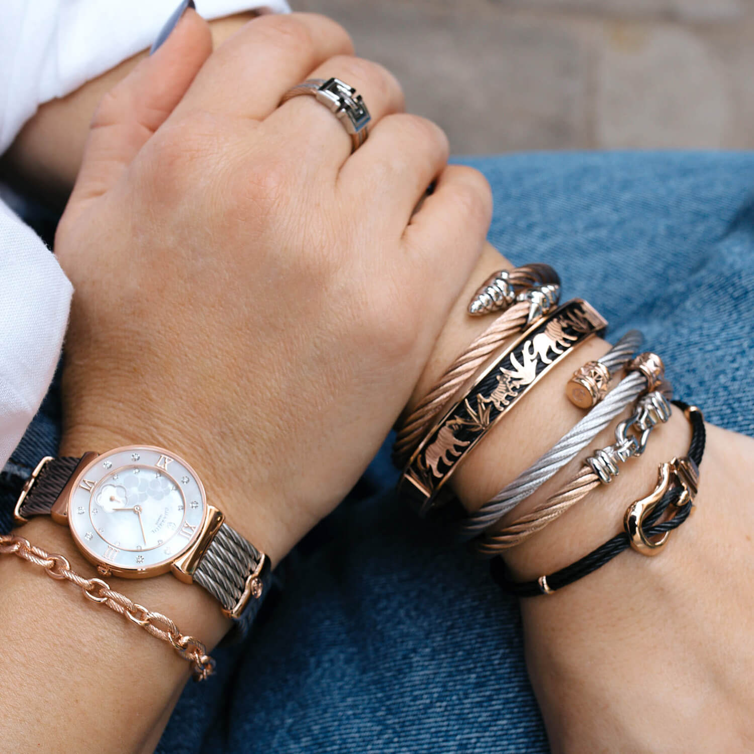 Black 2mm_Rose Gold