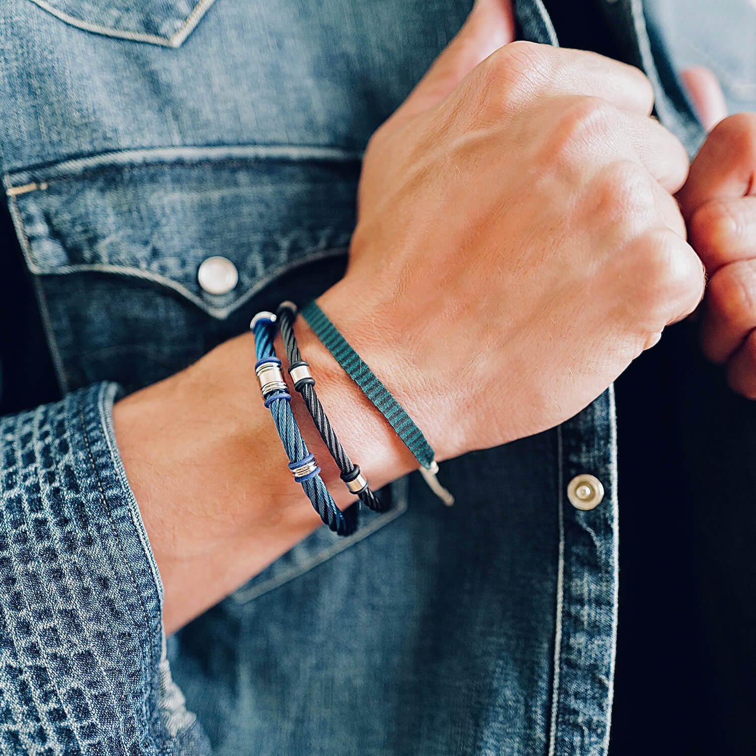 Discover Celtic® Bangle Geometric with Clasp - Charriol.com