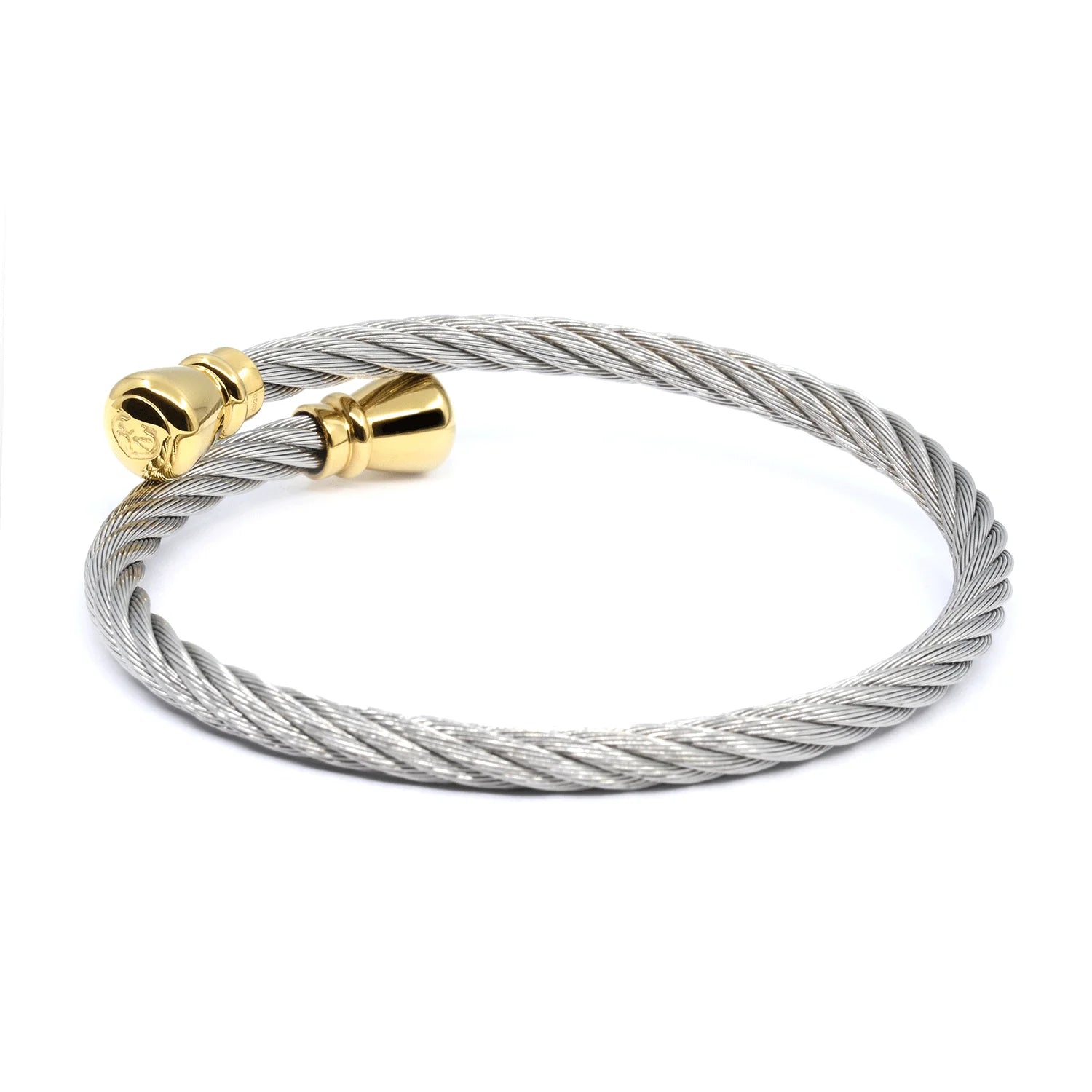 Discover Celtic® Bourse bangle 4mm - Charriol.com
