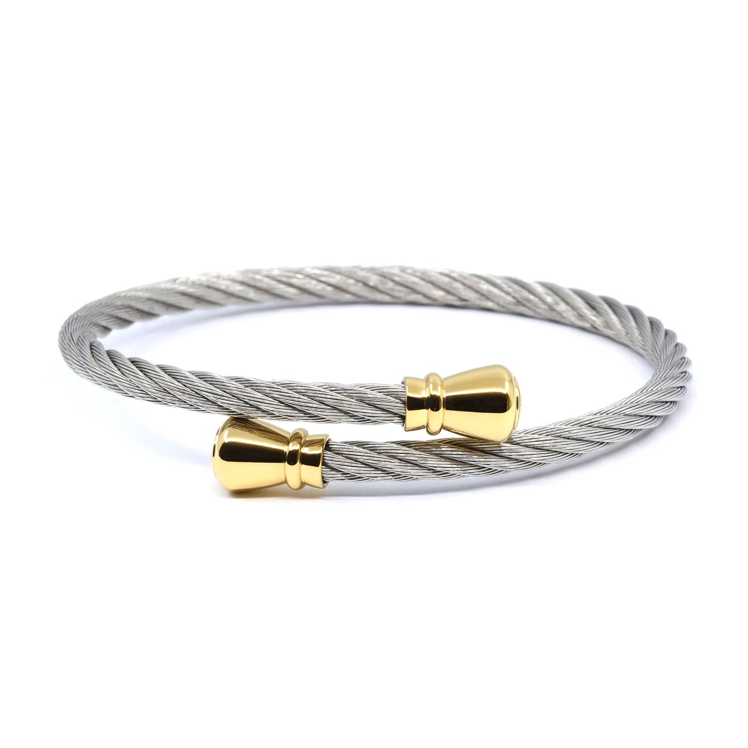 Discover Celtic® Bourse bangle 4mm - Charriol.com