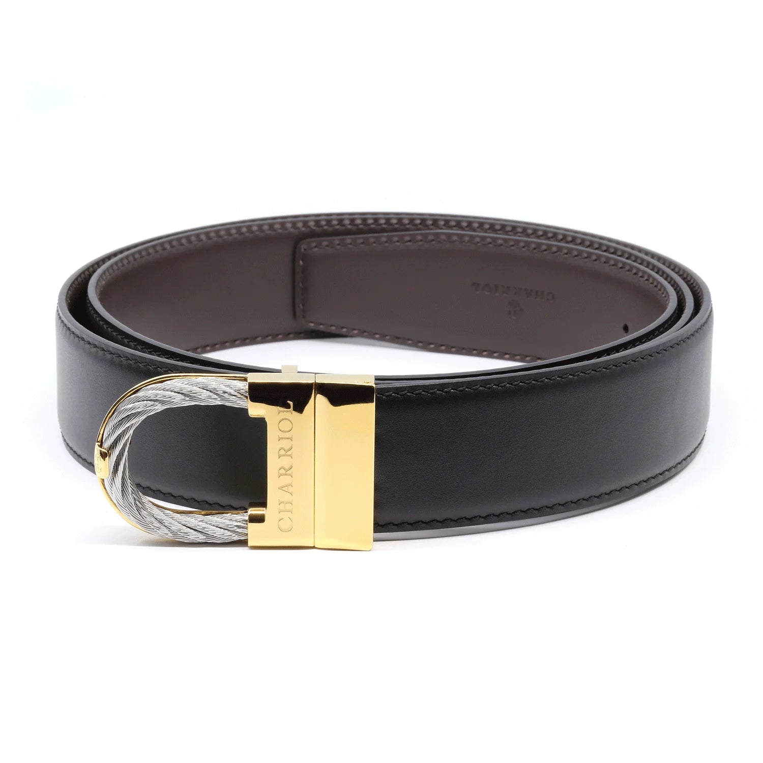 Celtic® Reversible Belt: Elegant 2-in-1 Style with Iconic Buckle display picture 2