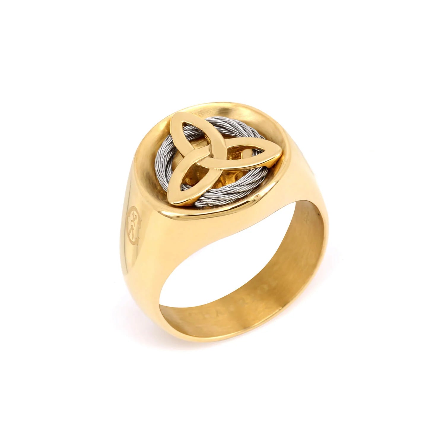 空の果てに目指す社会人PHILIPPE CHARRIOLジャンク品 Aspirational Signet Ring - Celtic Triquetra: Timeless Style