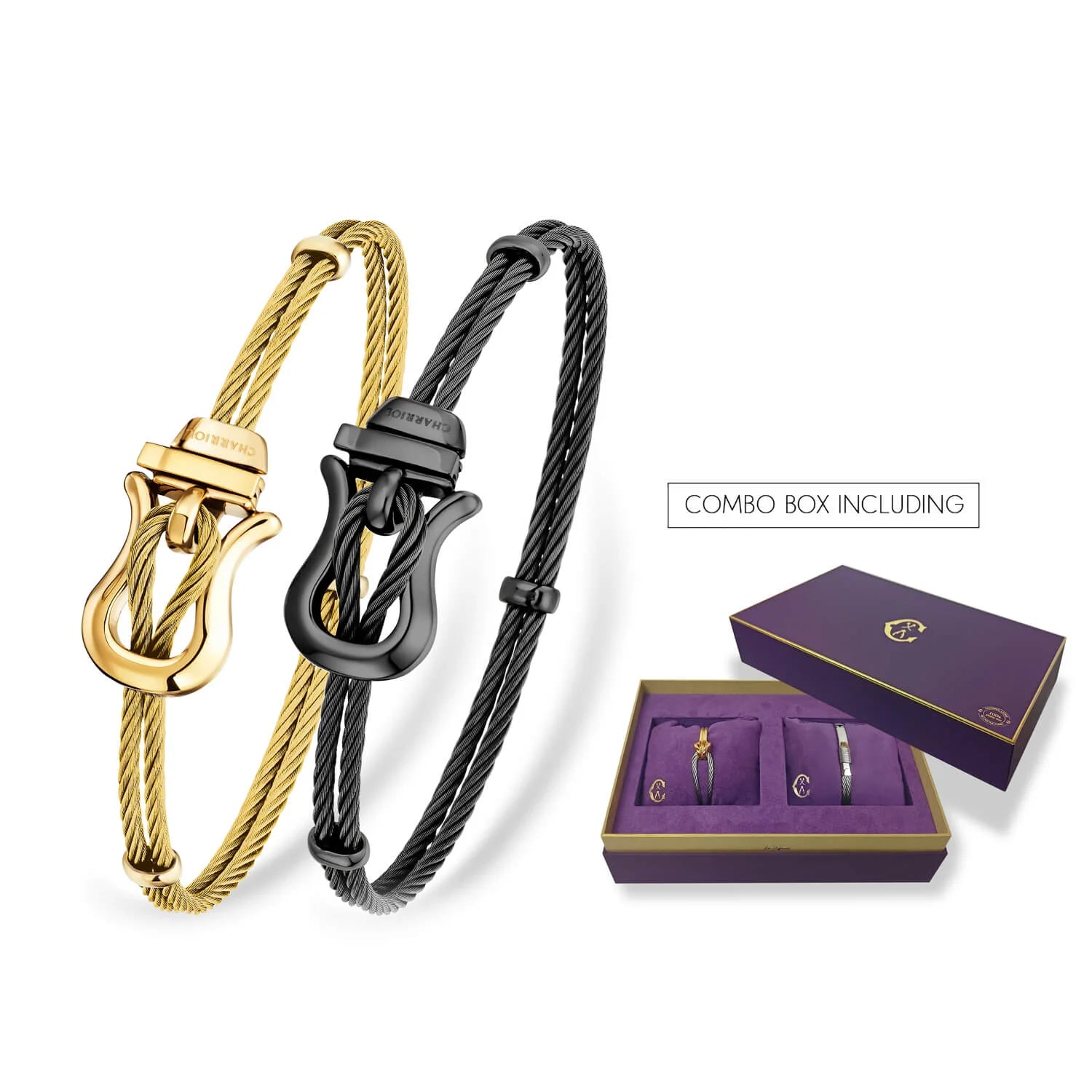 Combo Set Clara & Julien – Elegant bracelet duo for refined style.