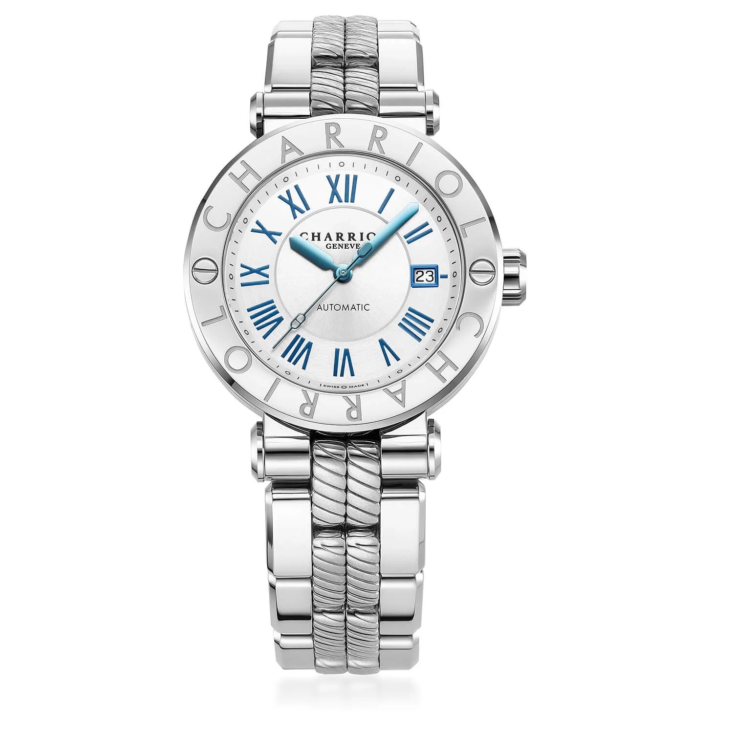 Combo Set Gabriel – Swiss Watch & Cable Bracelet Duo