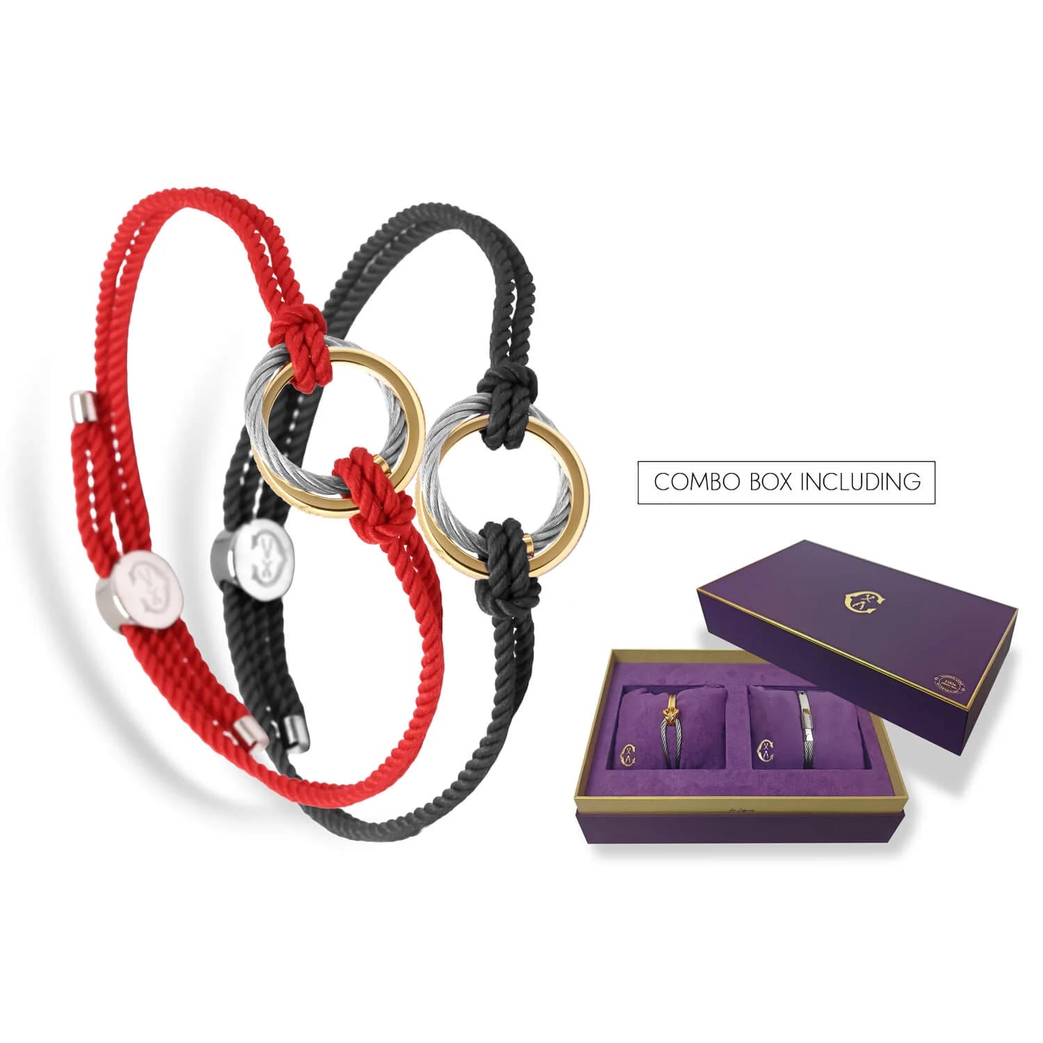 Combo Set Isaline & Maxence – Elegant bracelet duo for modern style.