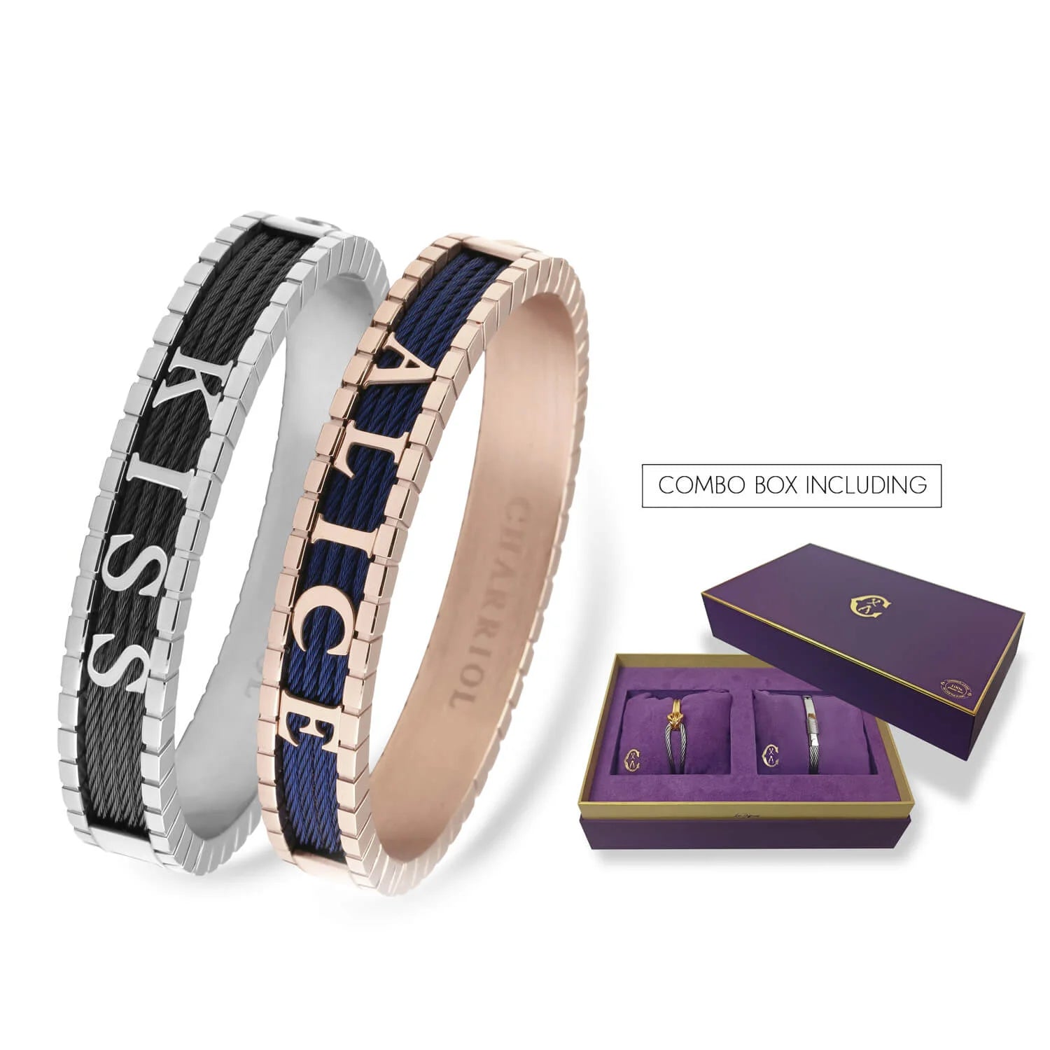 【PHILIPPE CHARRIOL】ブレスレット&リングSET Combo Set Mika & Lou – Stylish Bracelets Duo