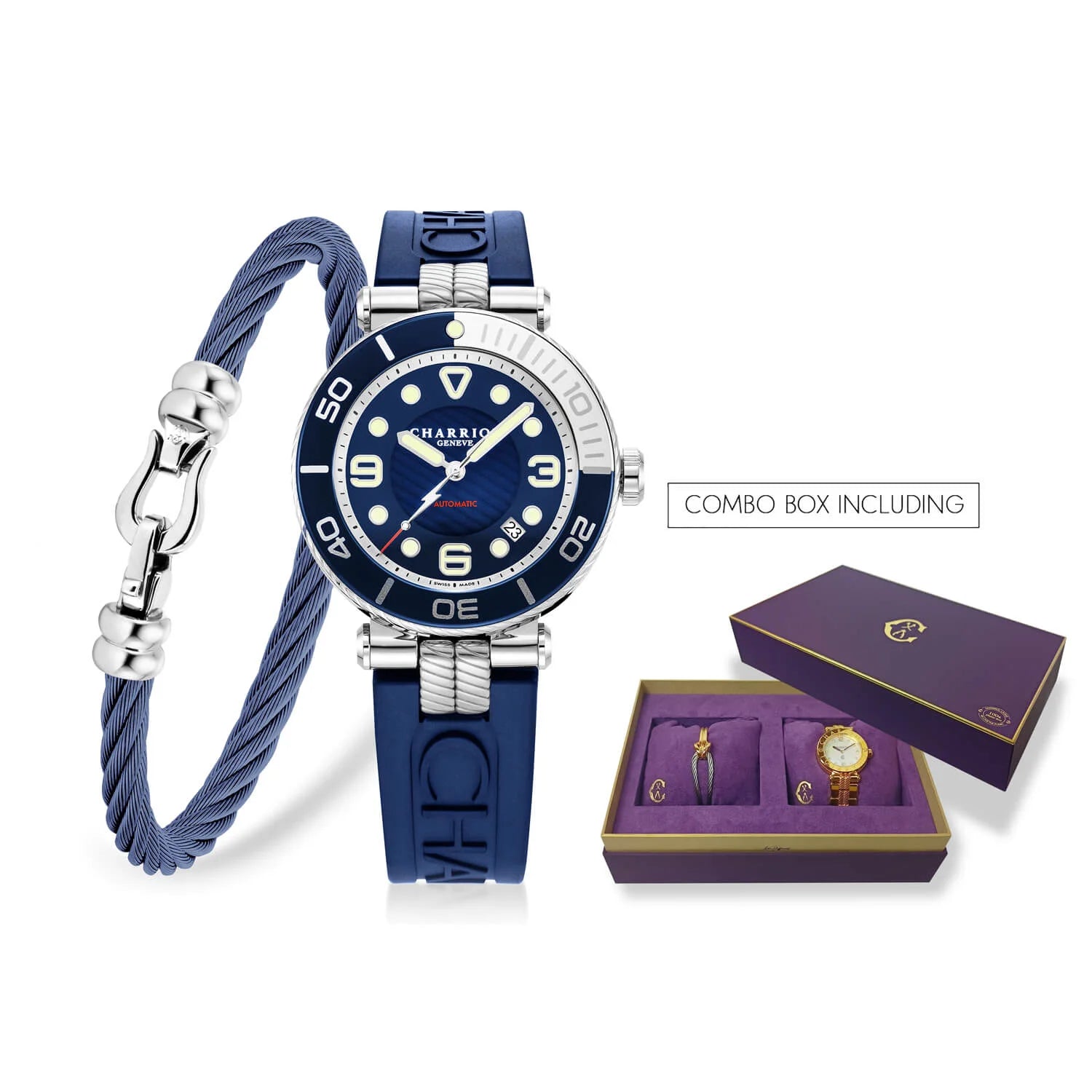 Combo Set Omar – Elegant Watch and Bracelet Pair