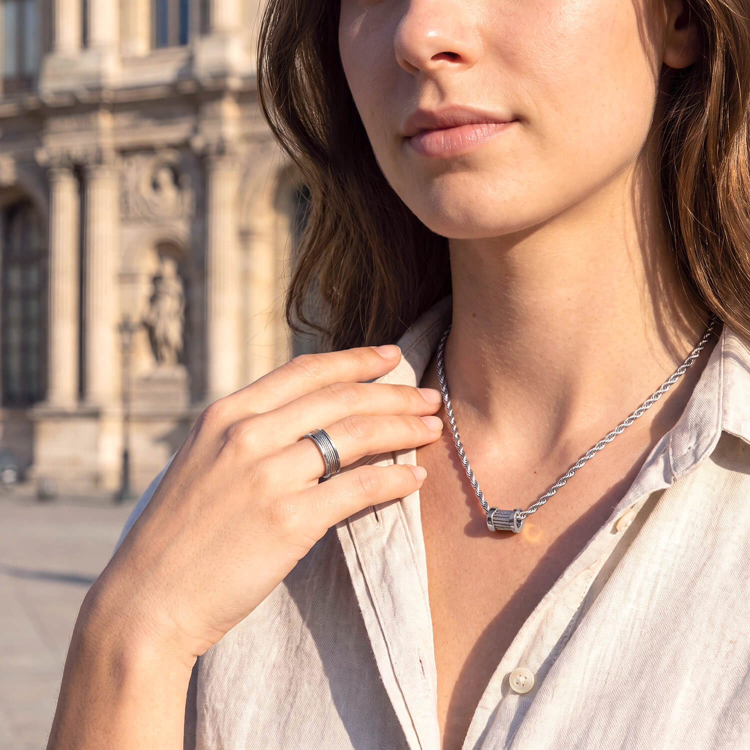 Discover Forever™ Waves Charms Necklace - Charriol.com