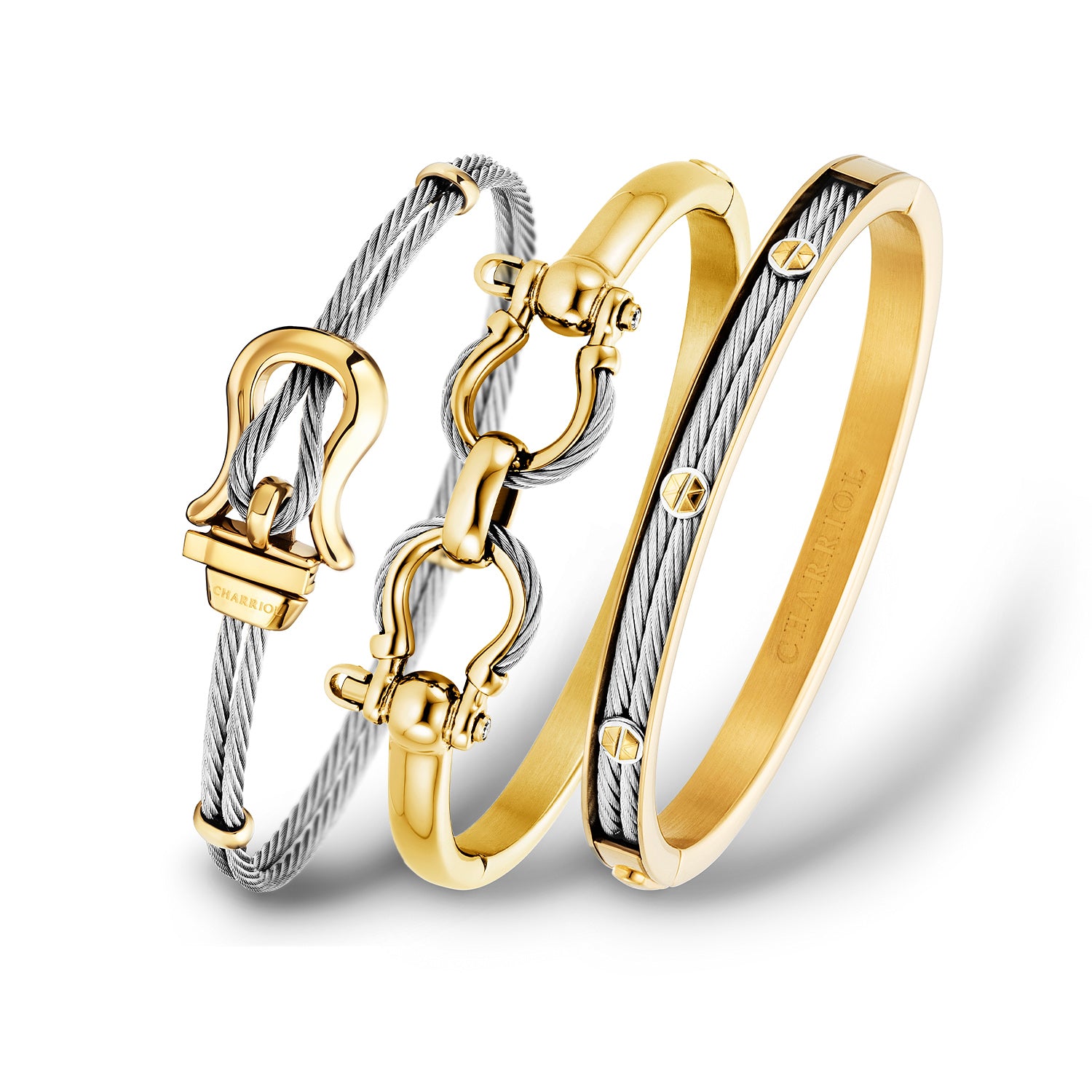 Golden Bundle - © 2024 Charriol -  Bracelets and Bangles
