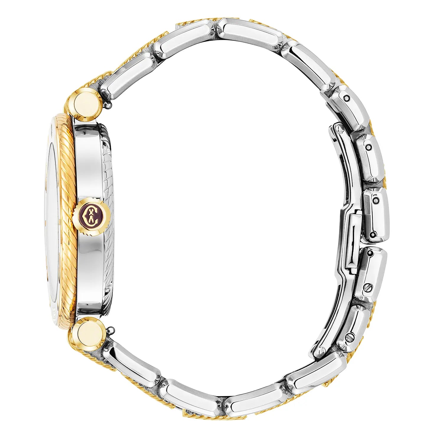 NAVIGATOR SURF, 36MM, AUTOMATIC CALIBRE, WHITE DIAL, WHITE BEZEL, STEEL BICOLOR INTERCHANGEABLE BRACELET - Charriol Geneve -  Watch