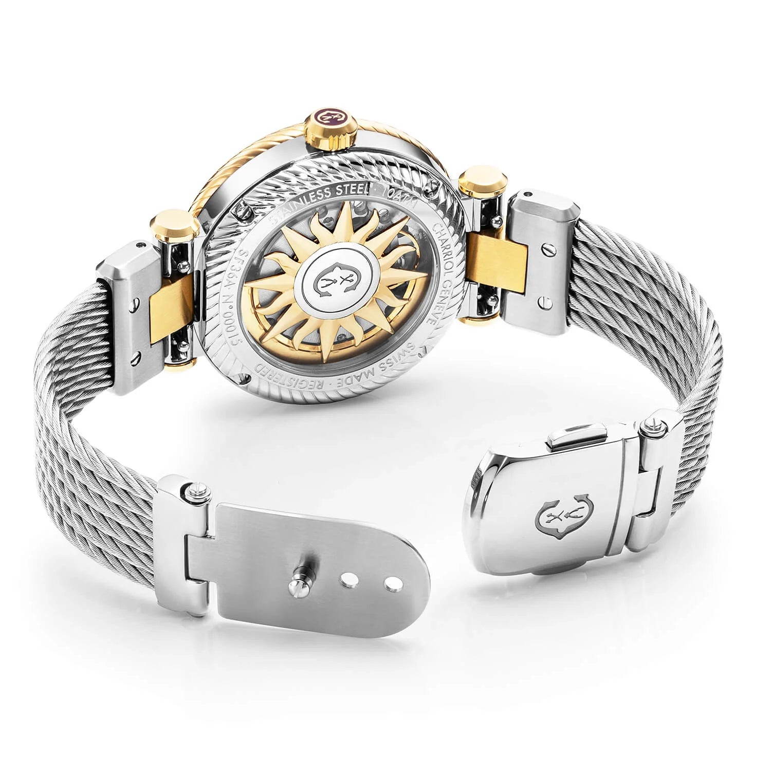 NAVIGATOR SURF GLAM, 36MM, AUTOMATIC CALIBRE, STEEL YELLOW GOLD PVD WI