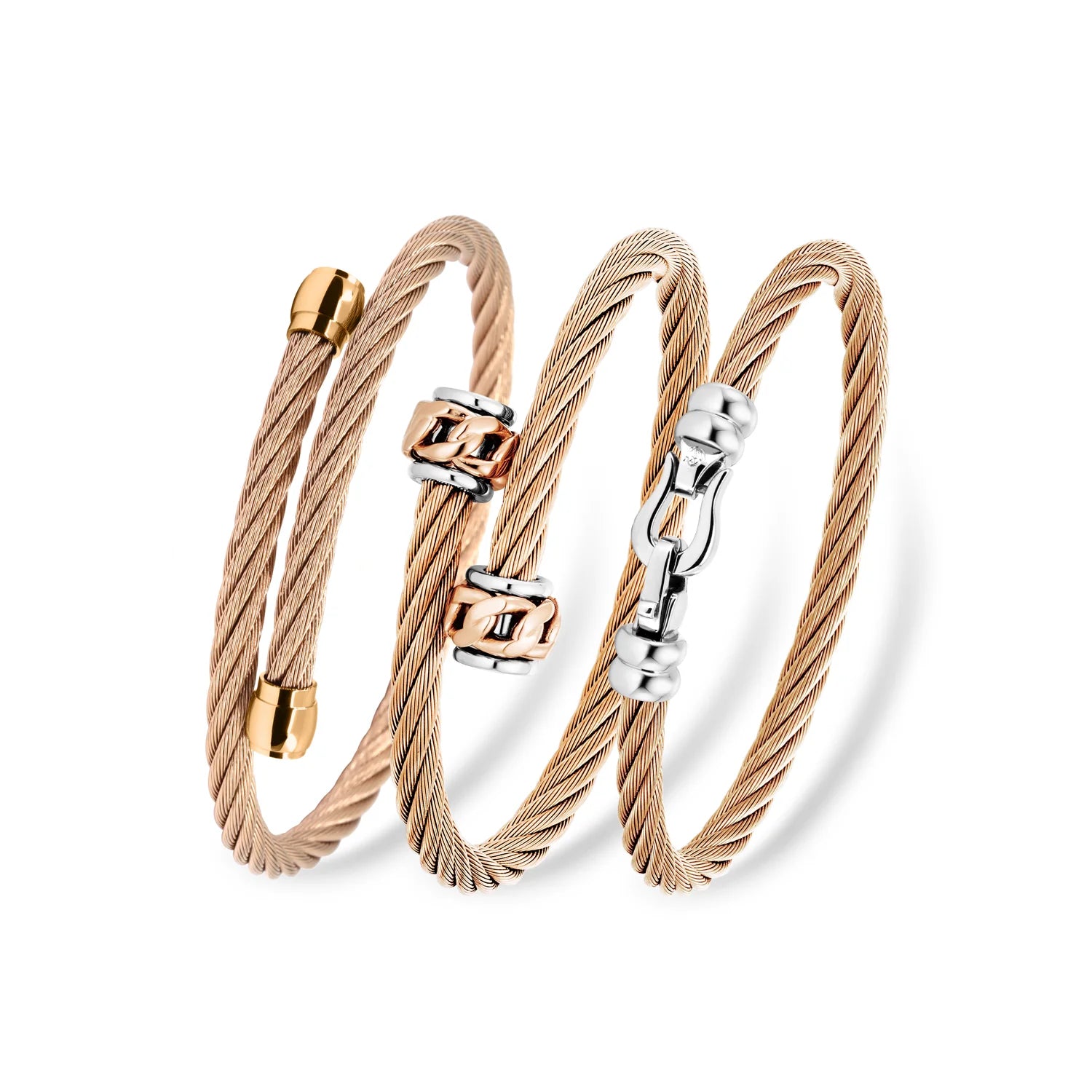 Rosé Bundle 10% Off Charriol Iconic Cable Collection