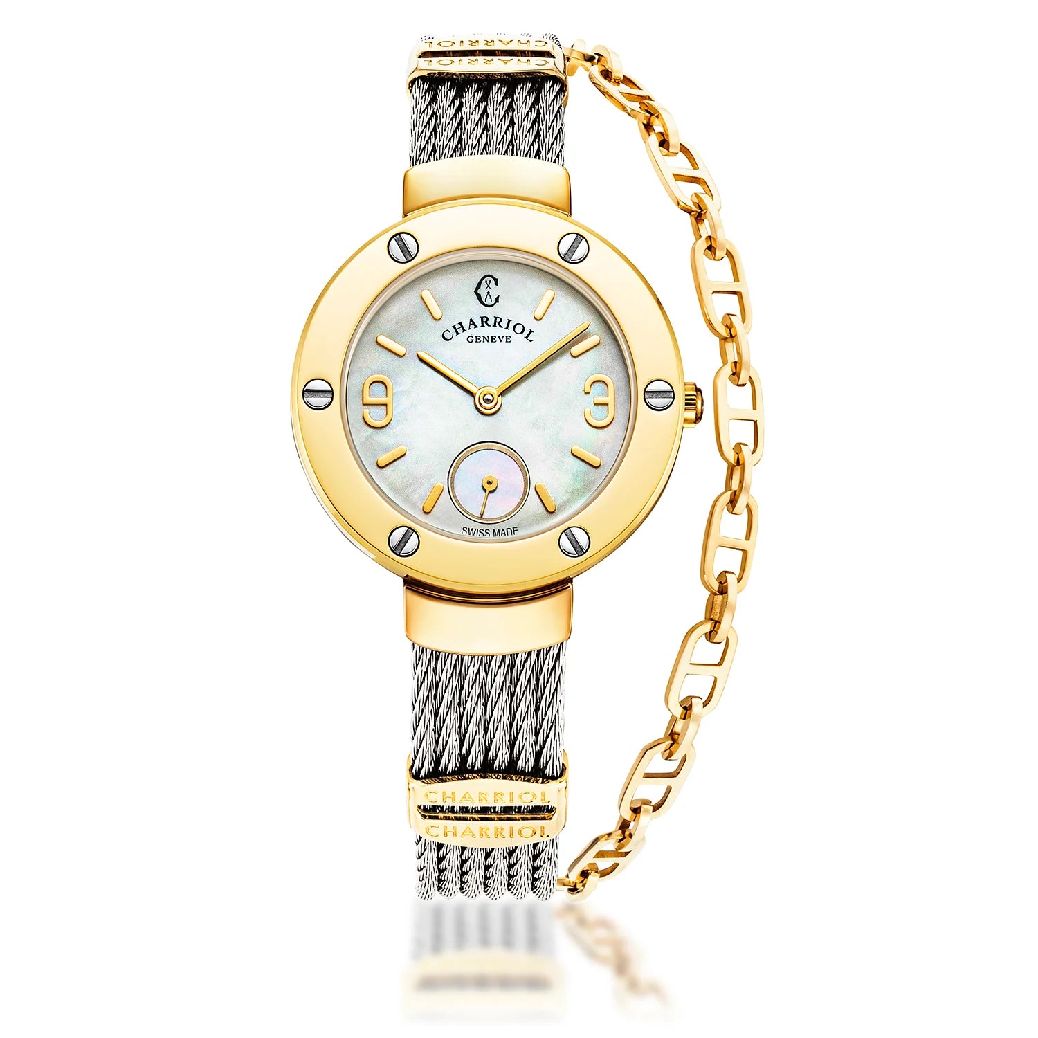 Luxueuse montre ST TROPEZ 30mm quartz | Montre suisse traditionnelle