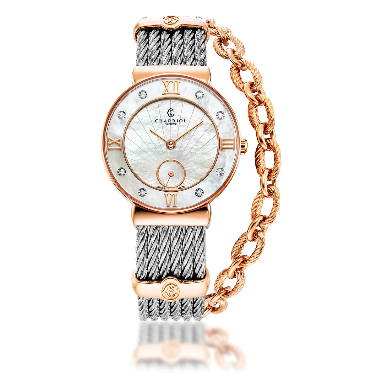 Élégantes montres suisses pour tous les jours : ST TROPEZ ICON, 30mm