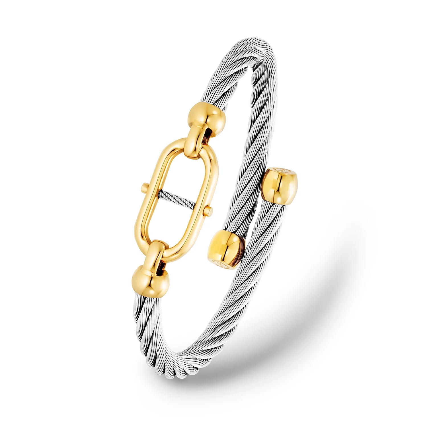 Discover St. Tropez® Mariner Link Bangle - Charriol.com