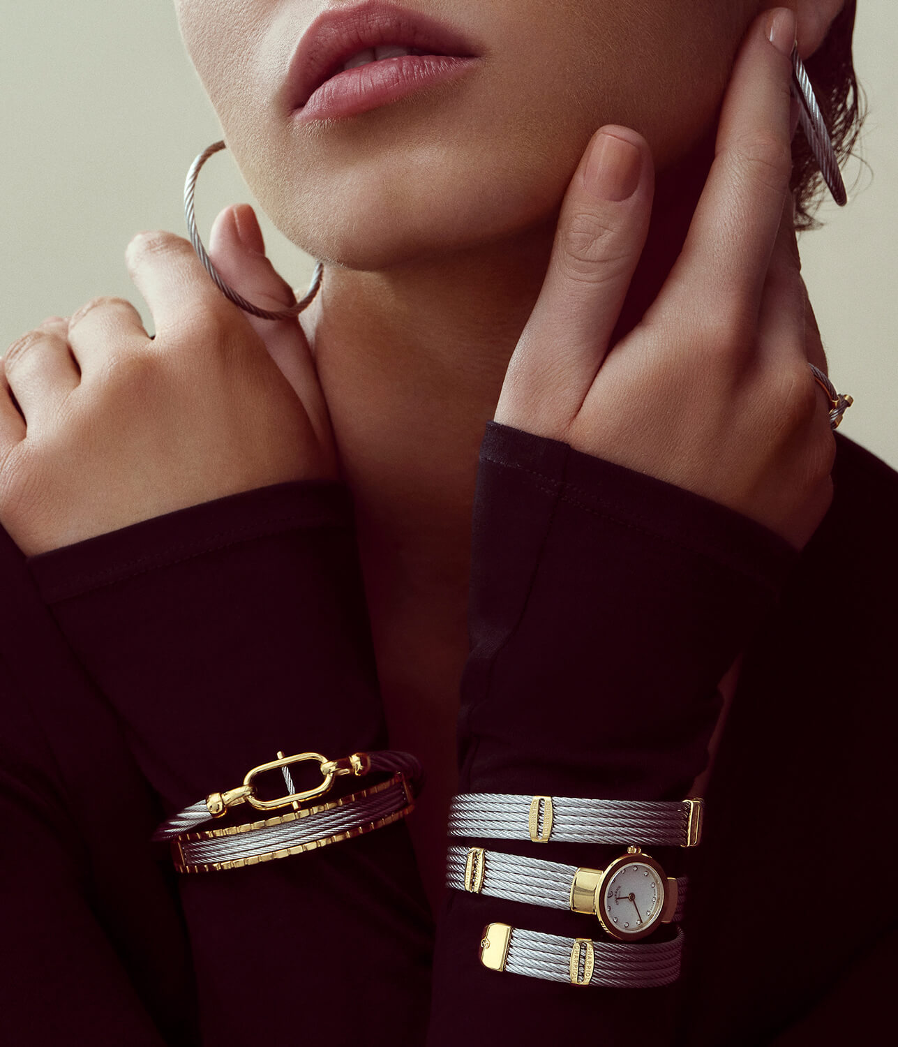Discover St. Tropez® Mariner Link Bangle - Charriol.com