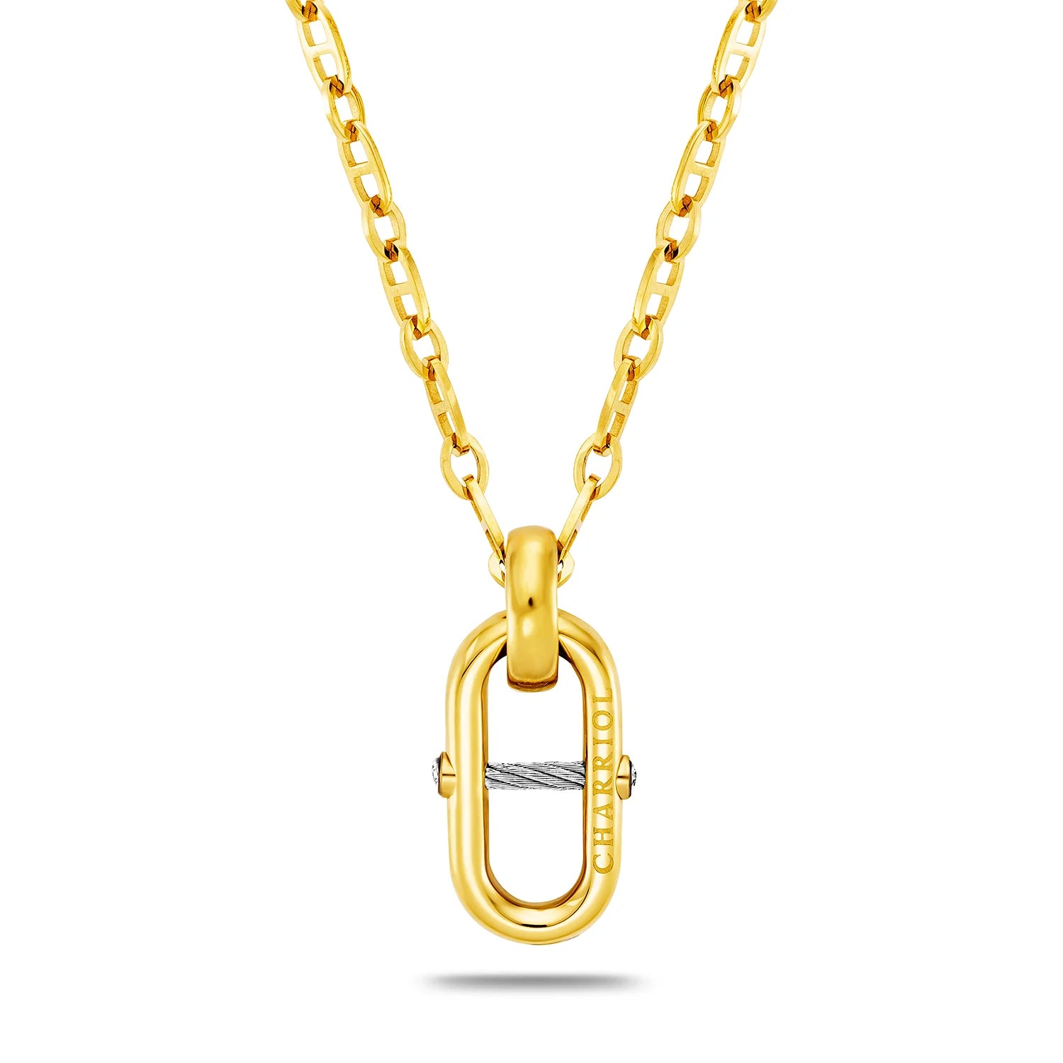 PHILIPPE CHARRIOL フィリップシャリオール　ワイヤーネックレス Discover St. Tropez® Mariner Link Necklace - Charriol.com