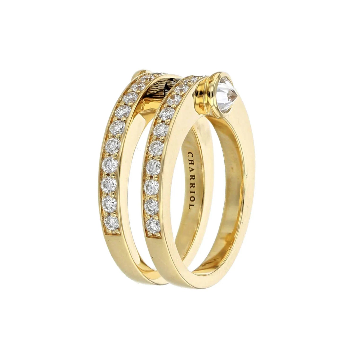 Anillo St Tropez® Mariner: Oro de 18KT y Diamantes