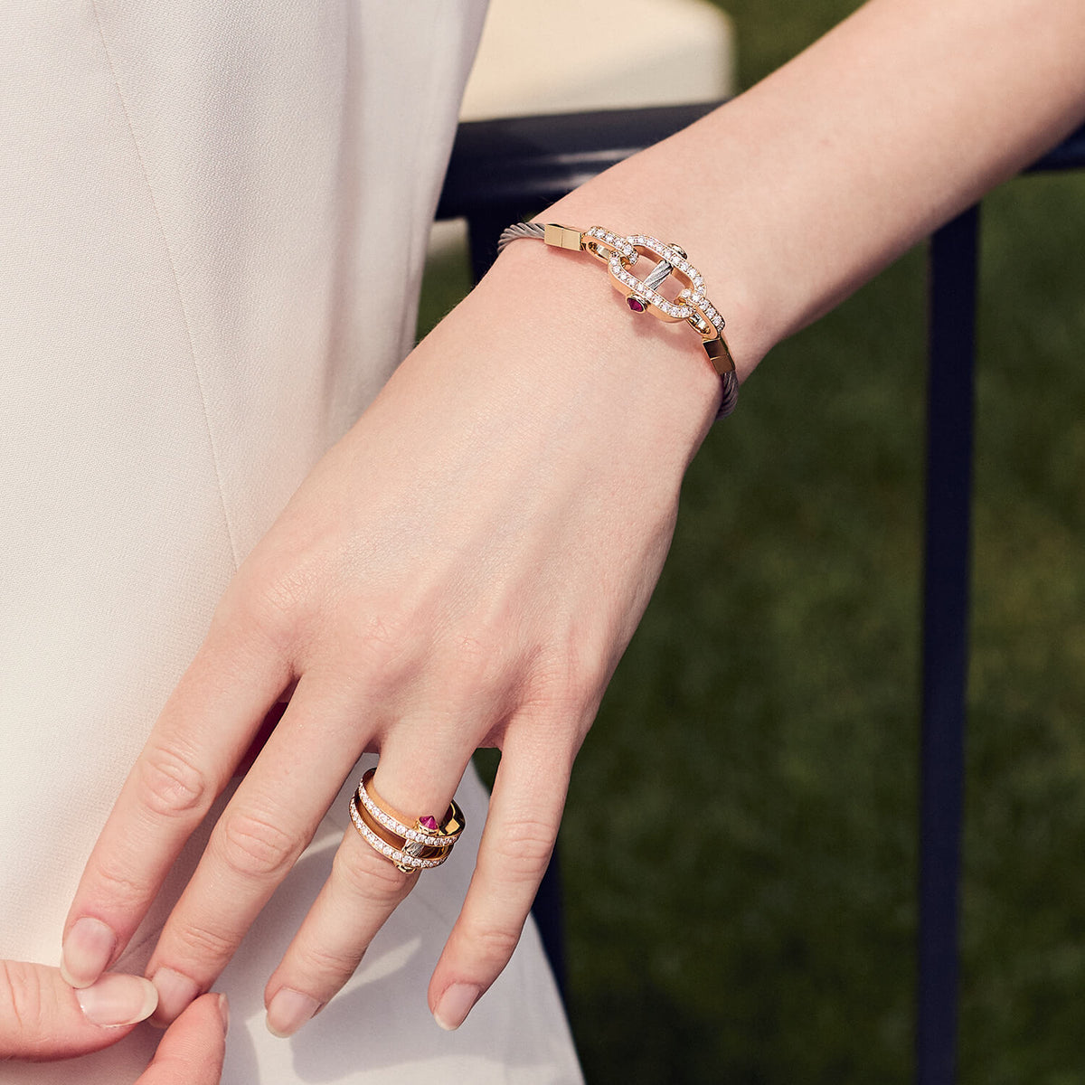 Steel_Solid gold 18KT