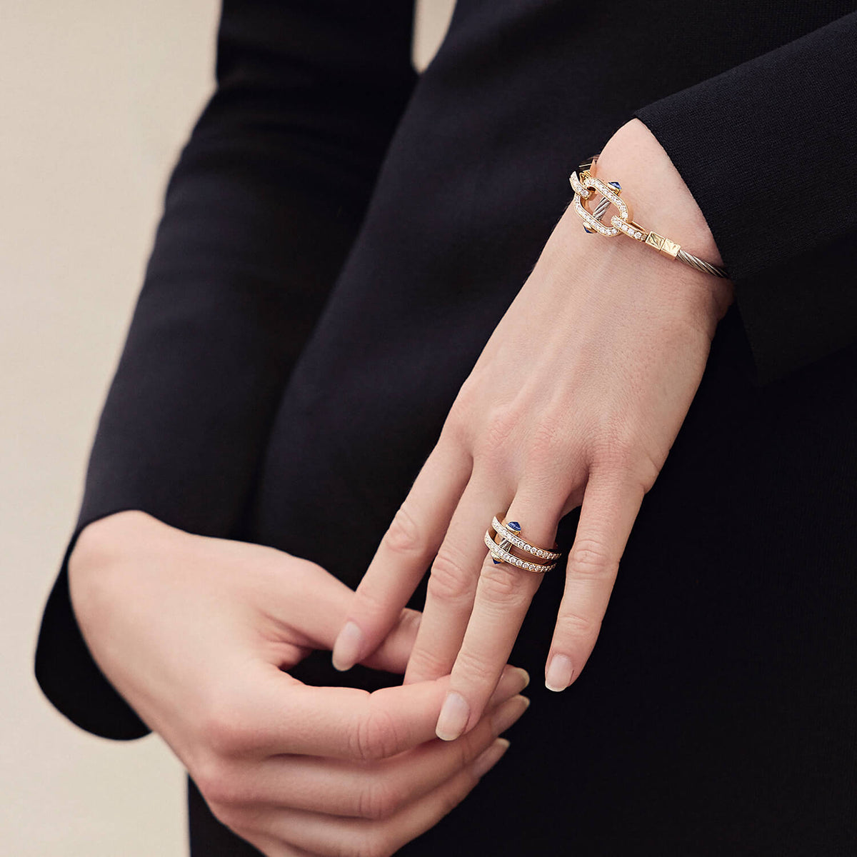 Steel_Solid gold 18KT