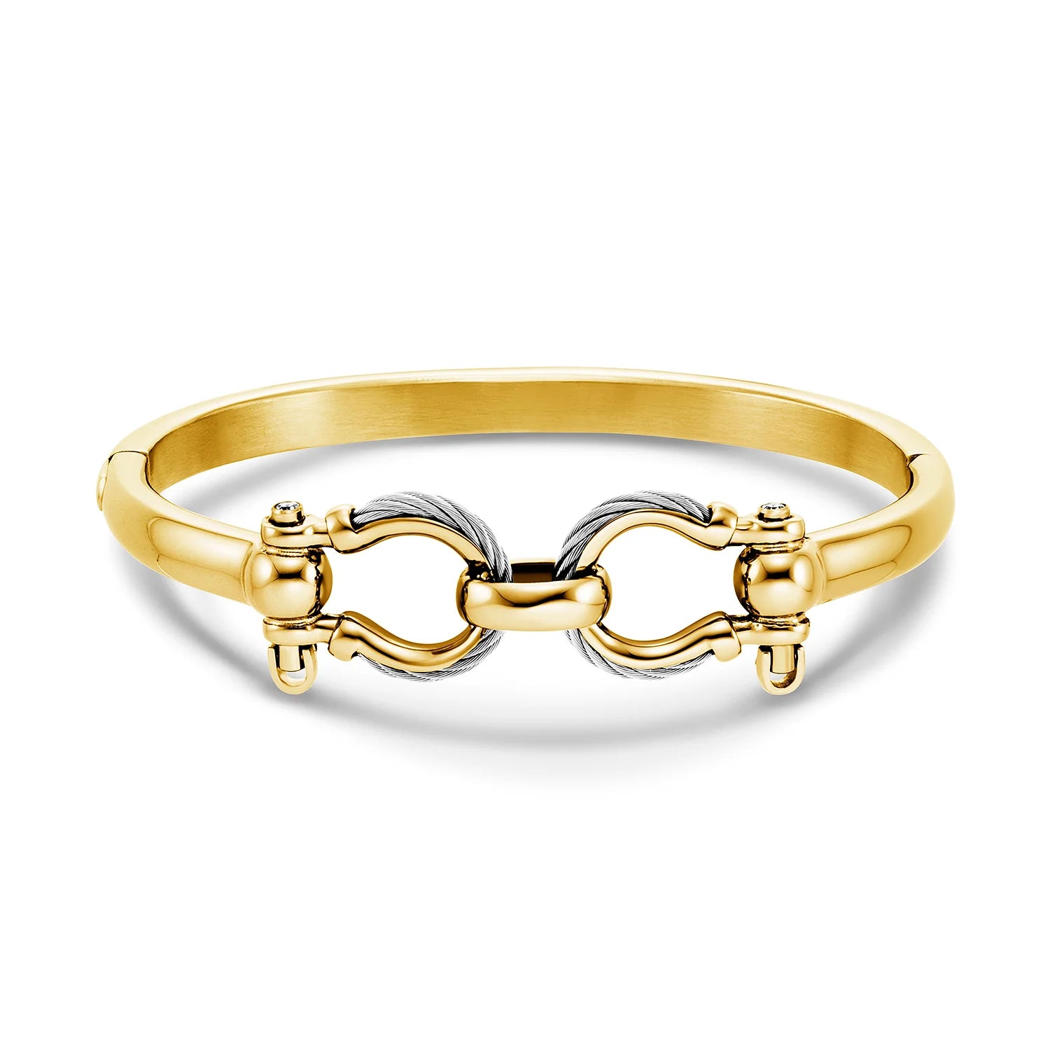 Discover St. Tropez® Mariner Shackle Bangle - Charriol.com