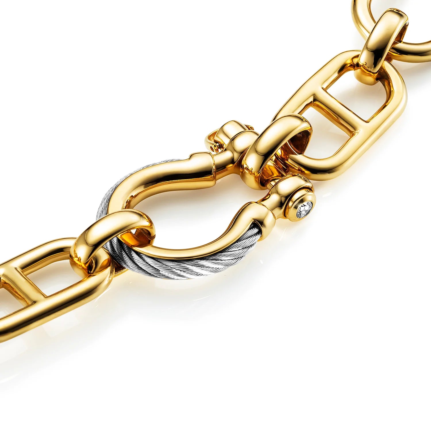 Discover St. Tropez® Mariner Shackle Necklace - Charriol.com