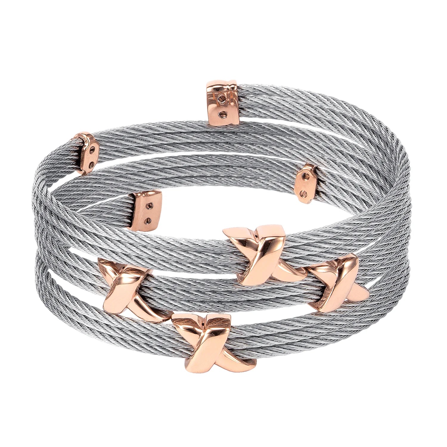 CHARRIOL ツイストデザインバングル ツイスト™Bangle トリプル