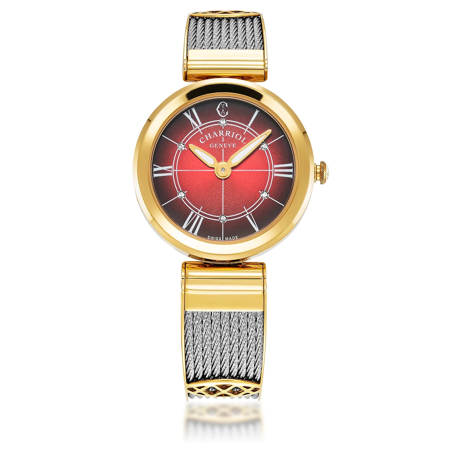 Forever Watch Red and Yellow Gold - Charriol Geneve -  Watch