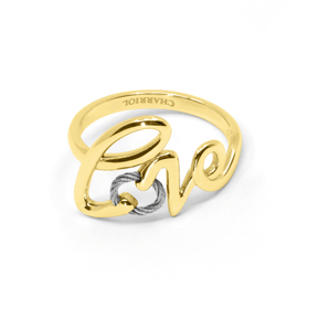 Love & Touch Script Ring